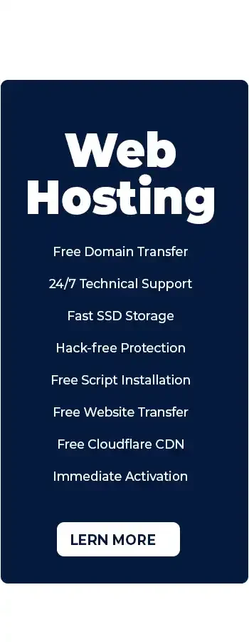 web hosting ad